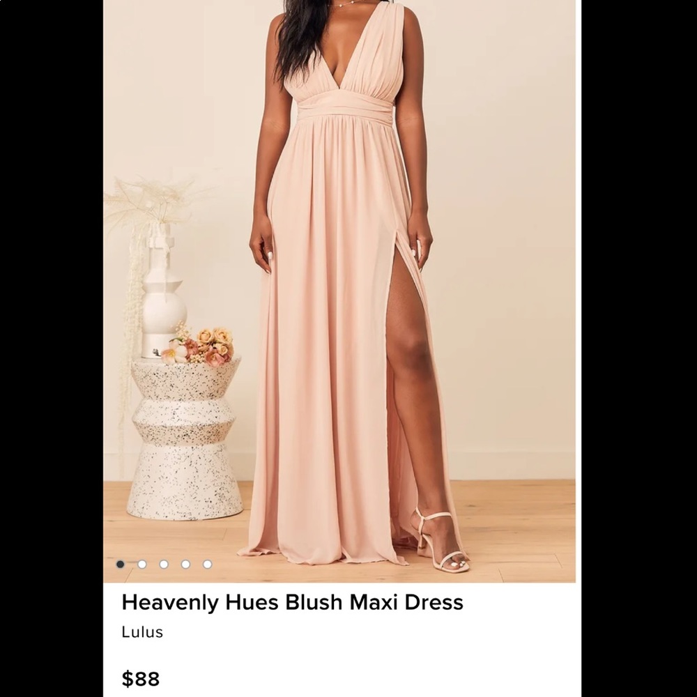 Lulus bridesmaid dress